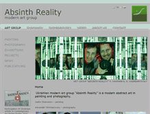 Tablet Screenshot of absinthreality.com